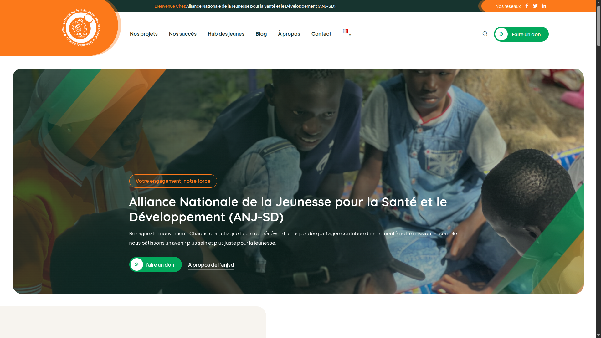 Site de l’agence ANJS
