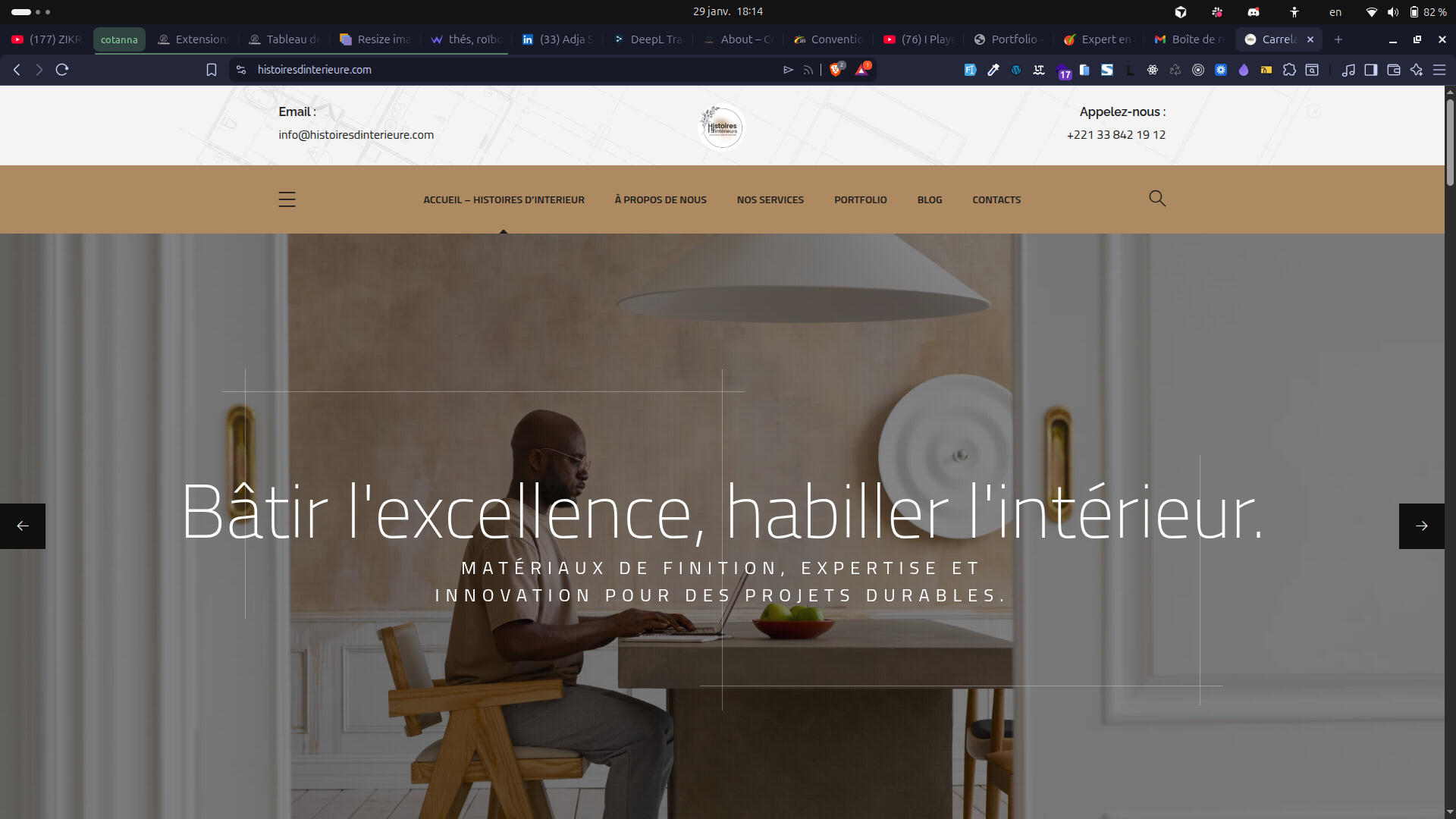 Site de l’agence Histoires d’interieure