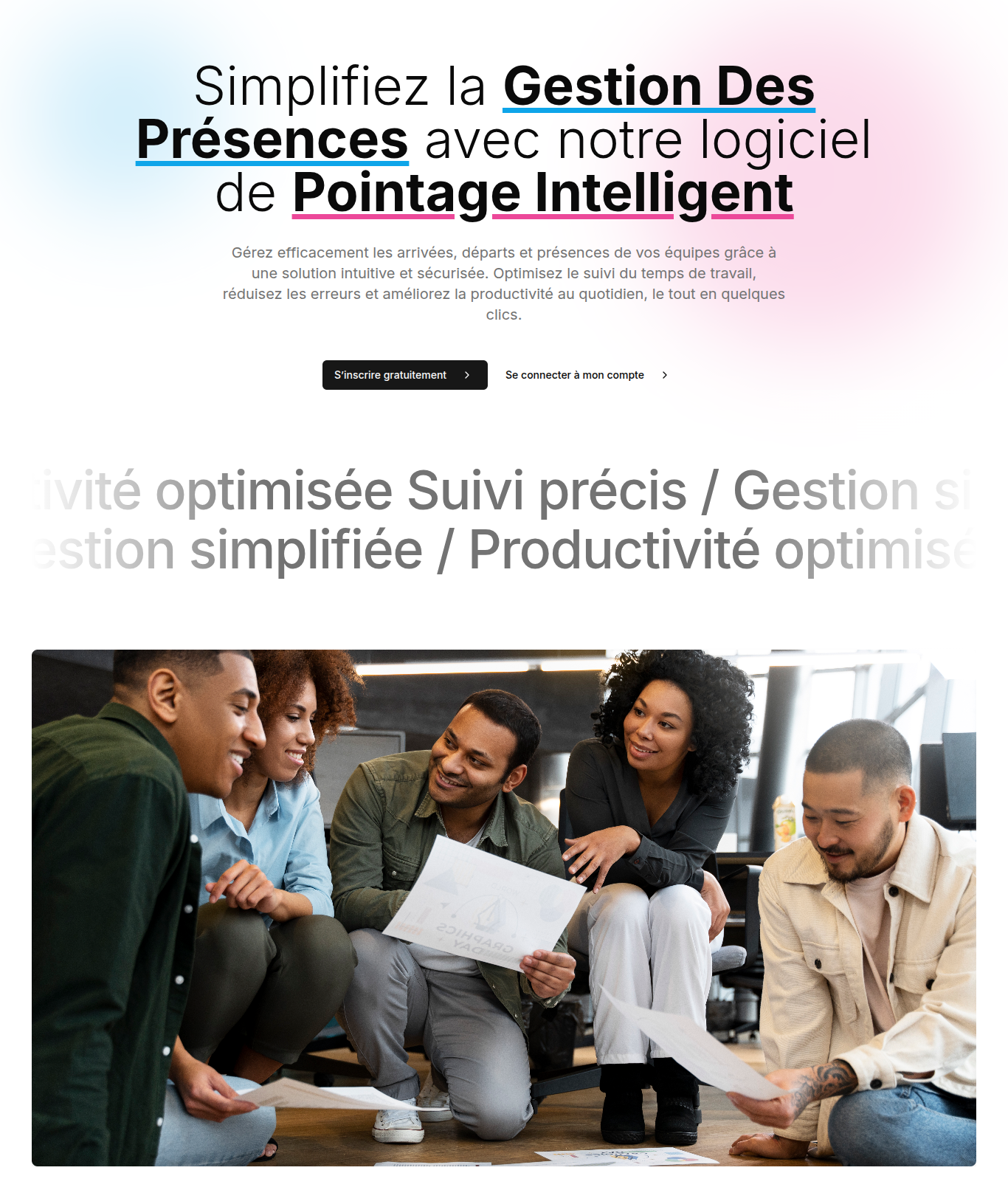 Application de gestion de pointage